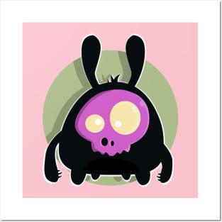 Skull Bunny Posters and Art